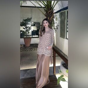 Coffee color Pakistani dress -